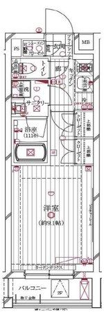 レガリス新高円寺の物件間取画像